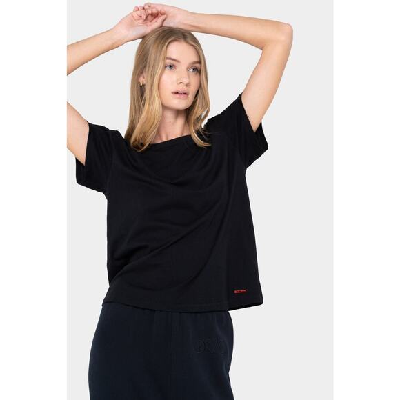 Peace Love World Women's Core Signature Tee, Black, Size XS NWT - Picture 2 of 8